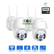 2 броя Wifi Камера въртяща 5MP PTZ HD Куполна IP Camera