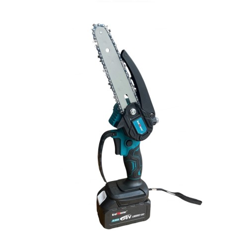 Акумулаторен мини верижен трион 36V 8Ah с 15 см шина и 2 вериги KraftMaster