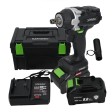 Комбиниран акумулаторен ударен гайковерт / винтоверт 36V 8Ah StahlMayer Black XR с подарък  дълбока вложка