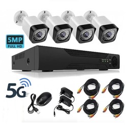 Система за видеонаблюдение 5G от 4 FULL HD камери + DVR AHD