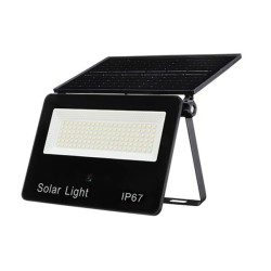 Соларна лампа 126 Led COBA CB-LD180 - Мощен външен прожектор със сензор за здрач