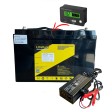 Тягов акумулатор 12V 200Ah със зарядно 20А LifePo4 LiitoKala