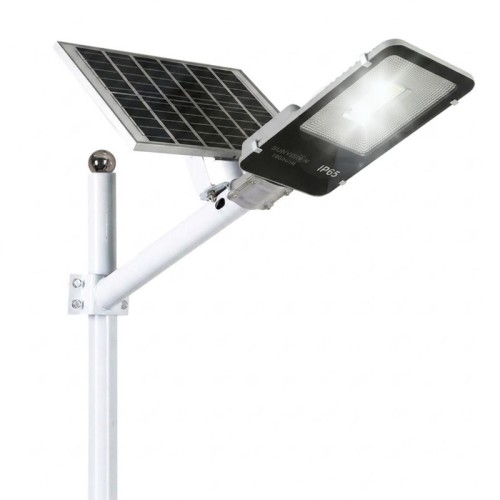 Улична соларна лампа с панел и стойка 1800W Sunvision