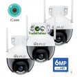 3 броя охранителна Wi-Fi камера 6MP 