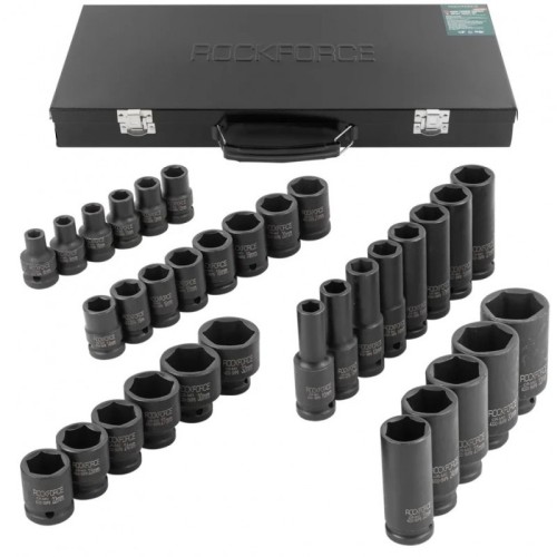 Комплект ударни вложки 33 части 1/2'' (8 - 32 мм) RockForce